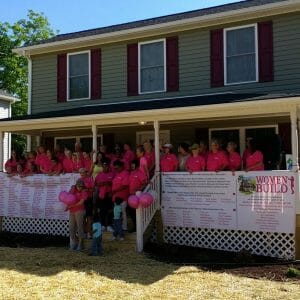 Greater Lynchburg Habitat for Humanity's third womens build